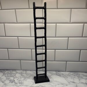 Pottery Barn Cast Iron Ladder Sculpture